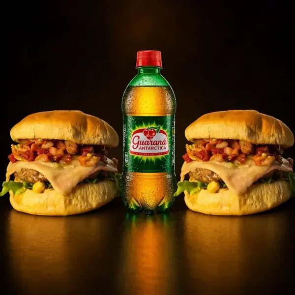 Combo Casal Bacon | 2 Xis Bacon + Refrigerante 600ml